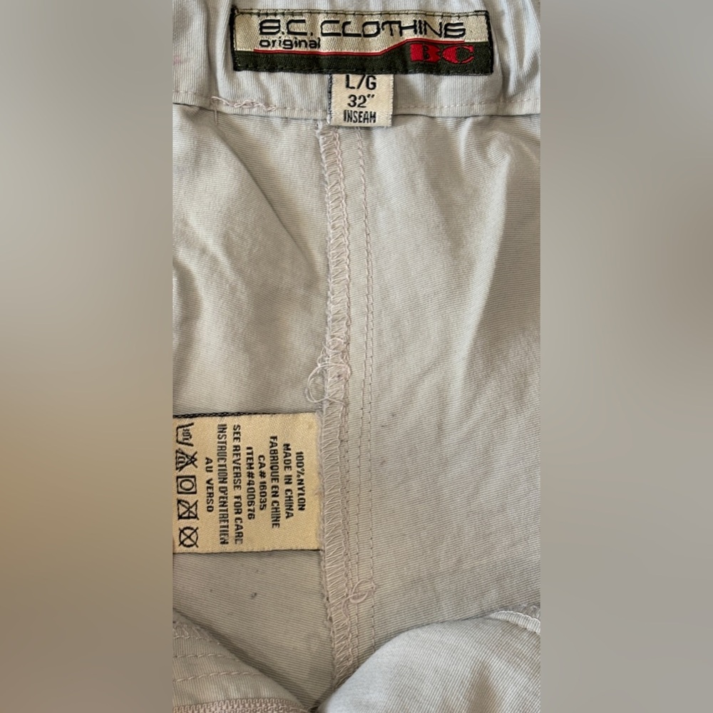 B.C. CLOTHING Convertible Cargo Pants - Picture 3 of 6